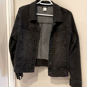 Venus - Black Stretch Denim Jacket - Size Medium NWOT